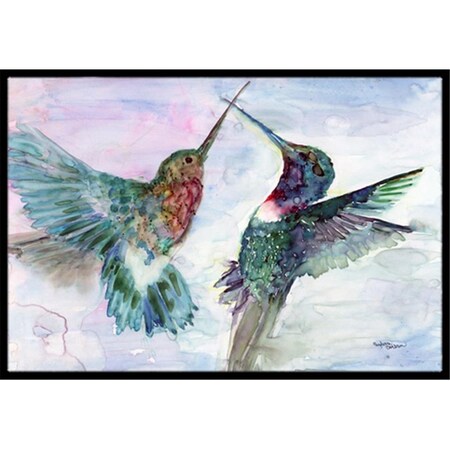 Carolines Treasures Hummingbird Combat Indoor or Outdoor Mat- 18 x 27 in. 8968MAT